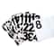12 Pack: Black Rounded Number Stickers by Recollections™